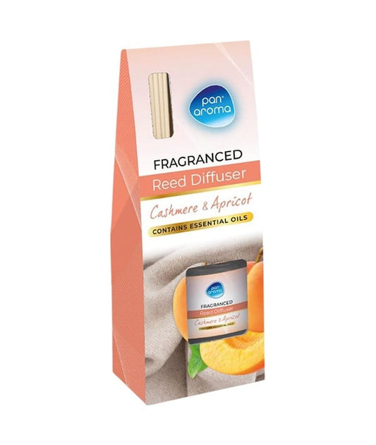 Pan Aroma 30ml Fragranced Reed Diffuser - Cashmere & Apricot