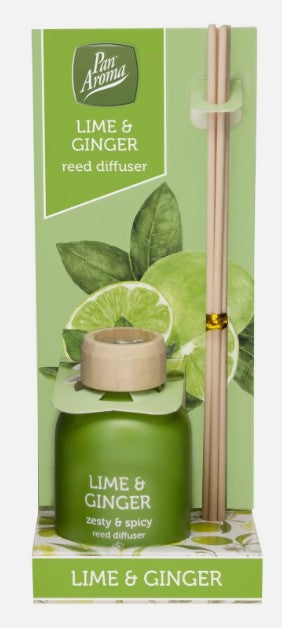 Pan Aroma 50ml Reed Diffuser - Lime & Ginger