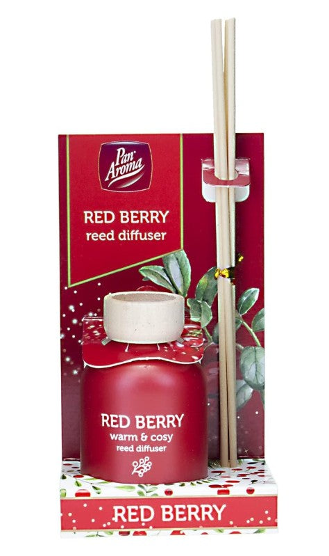 Pan Aroma 50ml Reed Diffuser - Red Berry