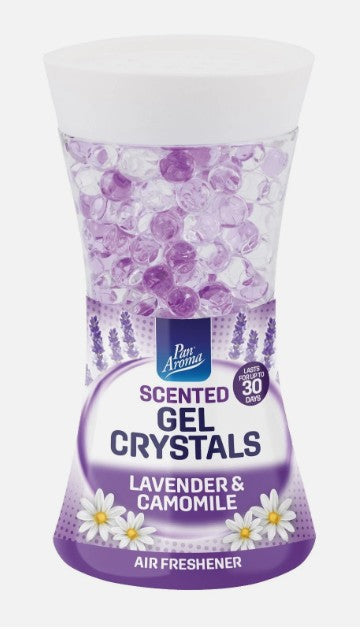 Pan Aroma Scented Gel Crystals Air Freshener 150g - Lavender & Camomile