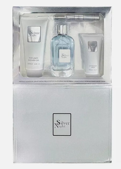 Men's Fine Perfumery Laghmani's Silver Night Premium EDP Gift Set