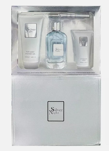 Men's Fine Perfumery Laghmani's Silver Night Premium EDP Gift Set