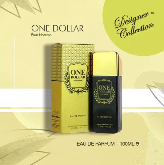Men's Designer Collection One Dollar Pour Homme 100ml EDP
