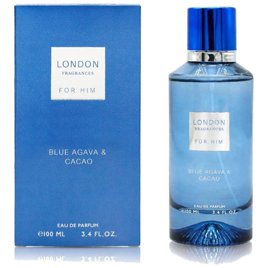 Men's London Fragrances Blue Agava & Cacao 100ml EDP
