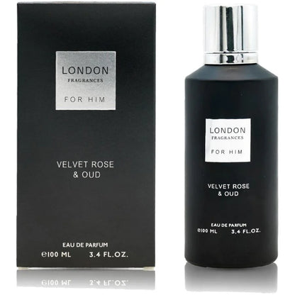 Men's London Fragrances Velvet Rose & Oud 100ml EDP