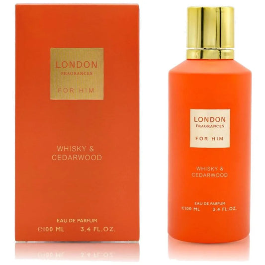 Men's London Fragrances Whiskey & Cedarwood 100ml EDP