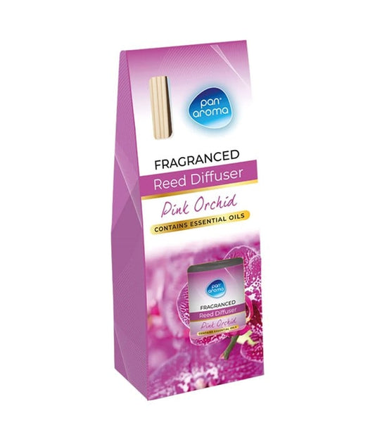 Pan Aroma 30ml Fragranced Reed Diffuser - Pink Orchid