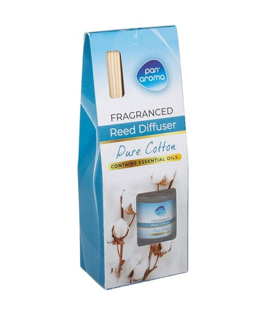 Pan Aroma 30ml Fragranced Reed Diffuser - Pure Cotton
