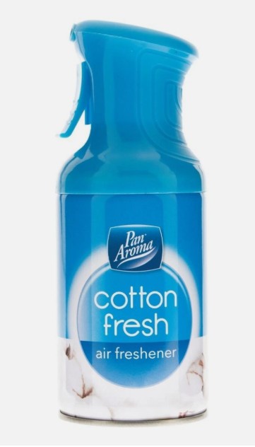 Pan Aroma Air Freshener Trigger Dry Spray 250ml - Cotton Fresh