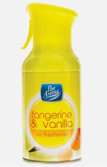 Pan Aroma Air Freshener Trigger Dry Spray 250ml - Tangerine & Vanilla