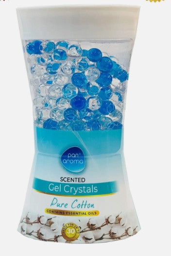 Pan Aroma Scented Gel Crystals Air Freshener 150g - Pure Cotton