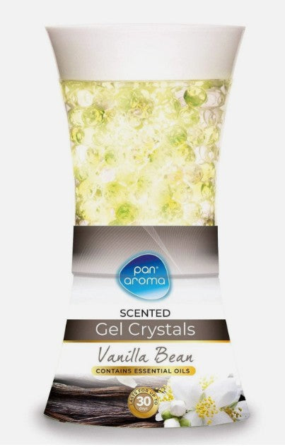 Pan Aroma Scented Gel Crystals Air Freshener 150g - Vanilla Bean