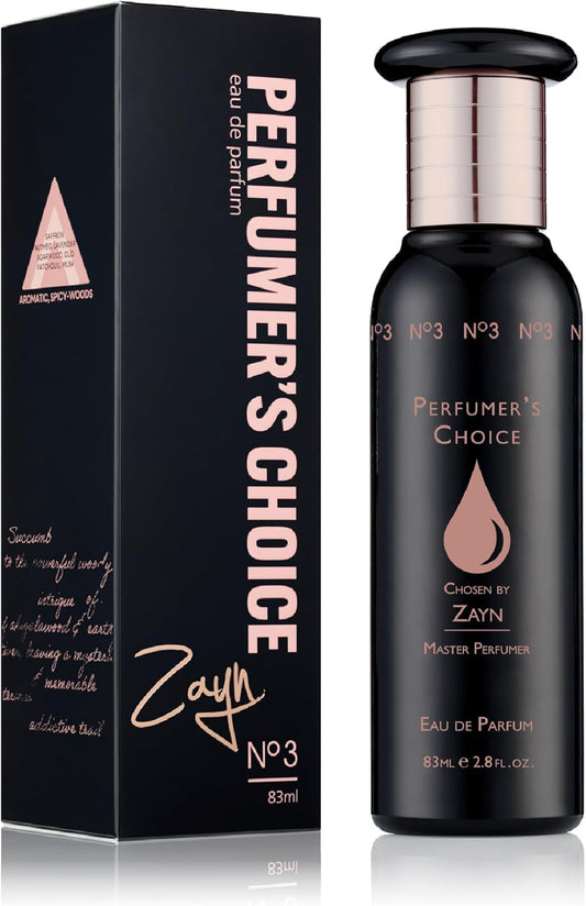Unisex Men's Women's Milton Lloyd Perfumer's Choice No3 Zayn 83ml EDP