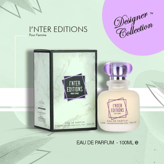 Women's Designer Collection I'nter Editions Pour Femme 100ml EDP