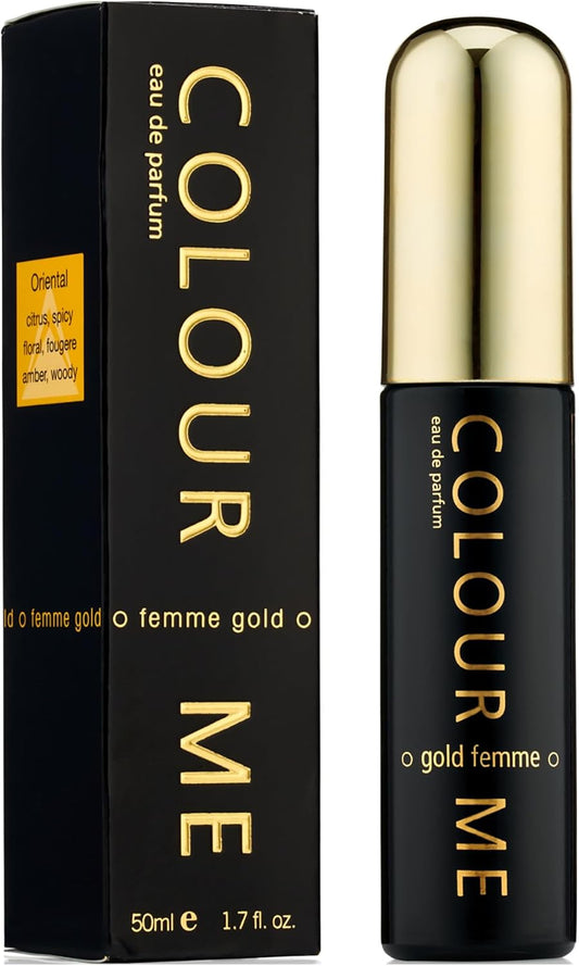 Women's Milton Lloyd Colour Me Femme Gold 50ml EDP