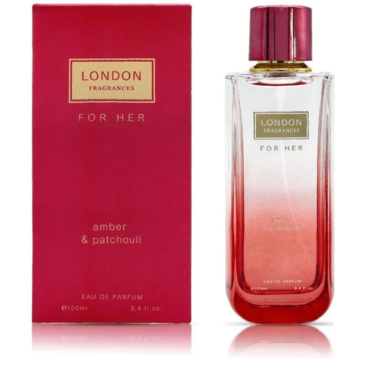Women's London Fragrances Amber & Patchouli 100ml EDP