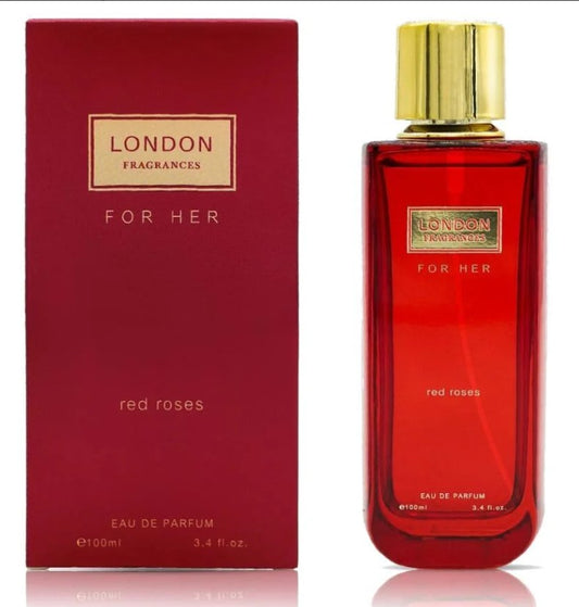 Women's London Fragrances Red Roses 100ml EDP