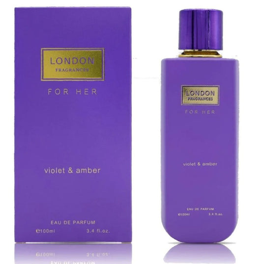 Women's London Fragrances Violet & Amber 100ml EDP